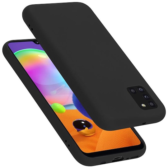 Samsung Galaxy A31 silikondeksel case (svart)