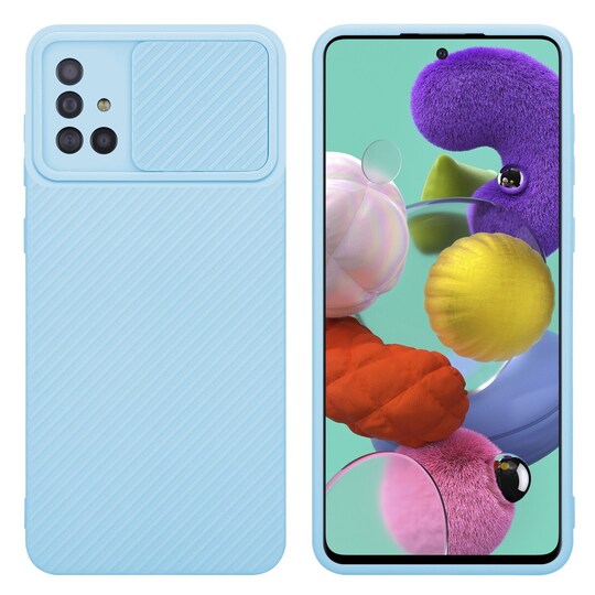 Samsung Galaxy A51 4G / M40s silikondeksel cover (blå)