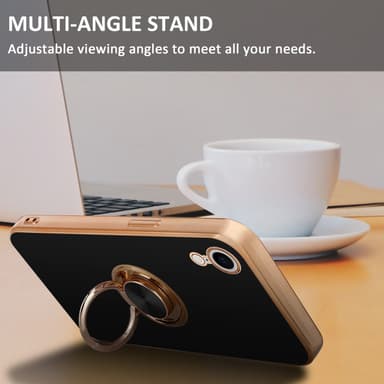 iPhone XR silikondeksel case (svart)
