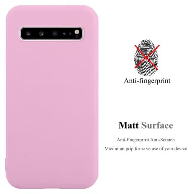 Samsung Galaxy S10 5G silikondeksel cover (rosa)