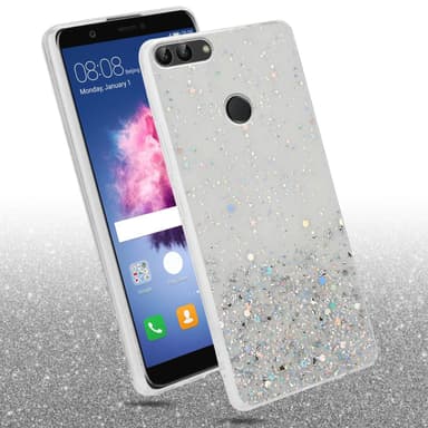 Huawei P SMART 2018 / Enjoy 7S Silikondeksel Glitter