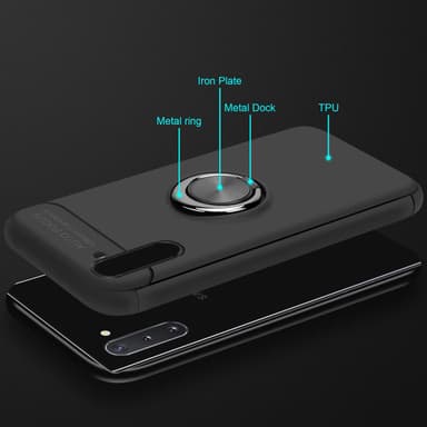 Samsung Galaxy NOTE 10 silikondeksel cover (svart)