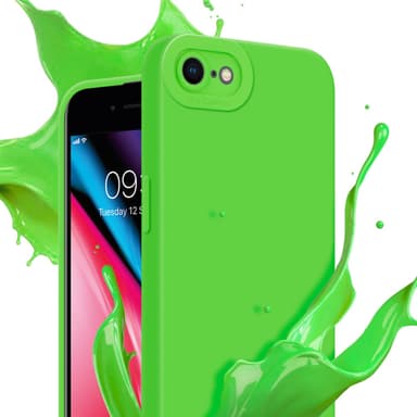 iPhone 7 / 7S / 8 / SE 2020 silikondeksel case (grønn)