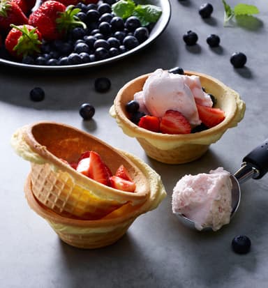 Wilfa Topit Waffle Bowl vaffeljern WBM550W (hvit)