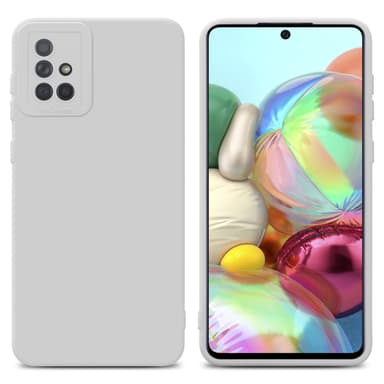 Samsung Galaxy A71 4G silikondeksel case (hvit)