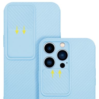 iPhone 13 PRO silikondeksel cover (blå)