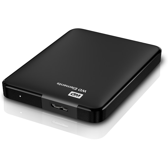WD Elements™ 1TB USB 3.0 bærbar harddisk med høy kapasitet, for Windows®