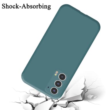 Motorola EDGE 20 silikondeksel case (grønn)
