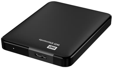 WD Elements Portable ekstern harddisk 3TB (sort)