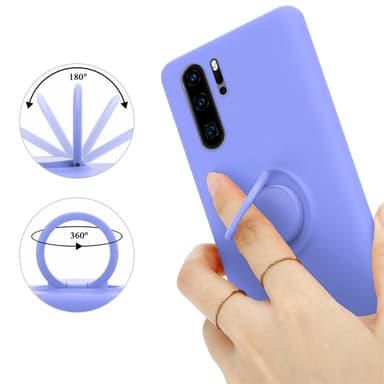 Huawei P30 PRO Deksel Ring Case (lilla)