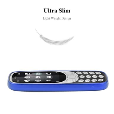Nokia 3310 2G Deksel Case Cover (blå)