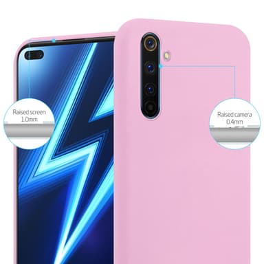 Realme 6 PRO silikondeksel cover (rosa)