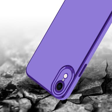 iPhone XR silikondeksel cover (lilla)