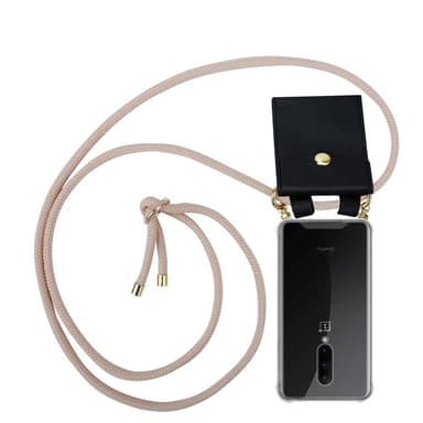 OnePlus 7 PRO Deksel med Halskjede (rosa)