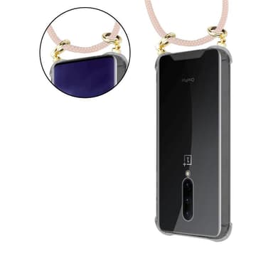 OnePlus 7 PRO Deksel med Halskjede (rosa)