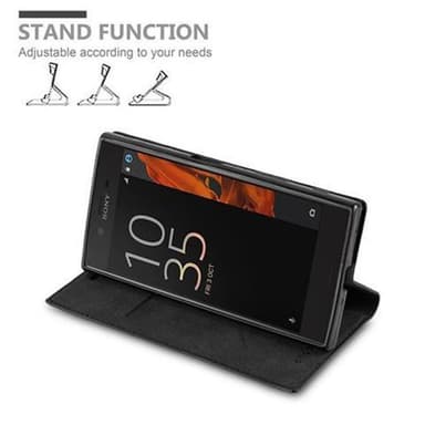 Sony Xperia X COMPACT lommebokdeksel case (svart)