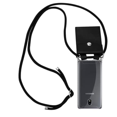 Samsung Galaxy J7 2018 Deksel med Halskjede (svart)