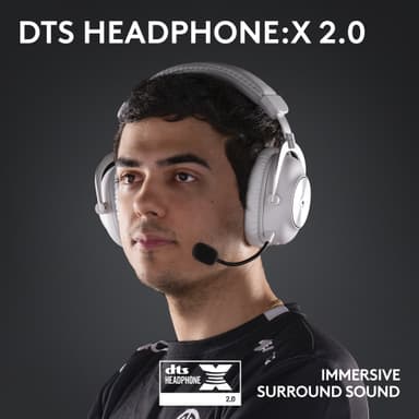 Logitech G Pro X 2 Lightspeed trådløst gaming headset (hvit)