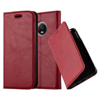 Motorola MOTO G5 lommebokdeksel case (rød)