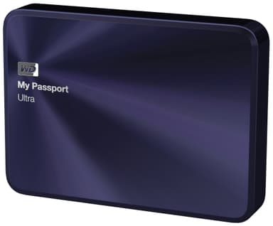 WD My Passport Ultra Metal Edition 3 TB (mørk blå)