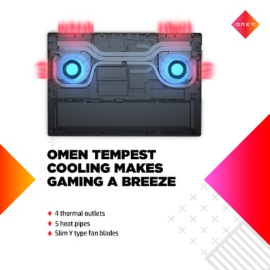 HP Omen 16-wd0828no i7-13/16/512/4060 16" bærbar gaming-PC
