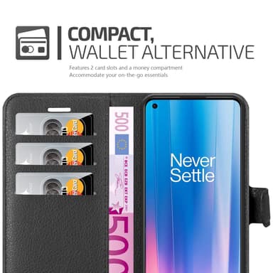 OnePlus Nord CE 2 5G lommebokdeksel etui (svart)