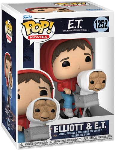 Funko Pop! Vinyl ET Elliot m/ET på sykkel figur