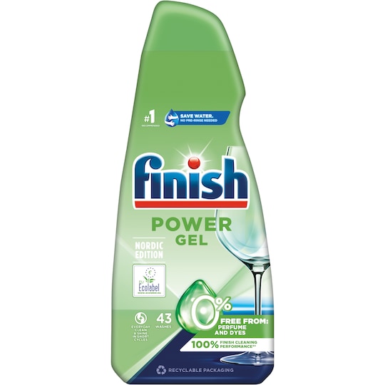 Finish PowerGel 0% gel oppvaskmiddel 3266953