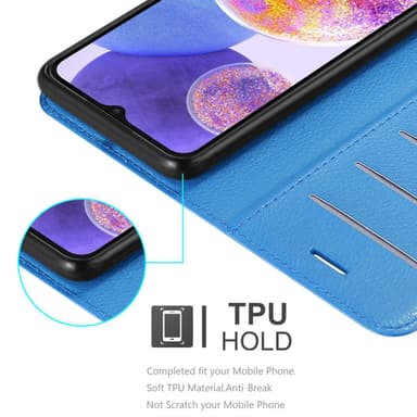 Samsung Galaxy A23 4G lommebokdeksel etui (blå)