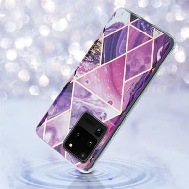 Samsung Galaxy S20 ULTRA lommebokdeksel etui (lilla)
