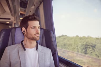 Sony trådløse in-ear hodetelefoner WI1000X (sort)