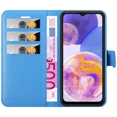 Samsung Galaxy A23 4G lommebokdeksel etui (blå)