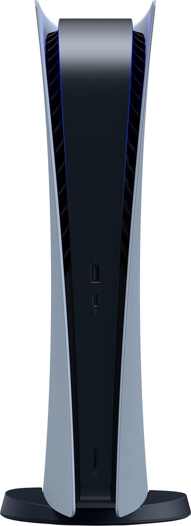 PS5 Digital Edition konsolldeksel (Sterling Silver)