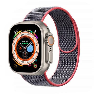Nylon klokkerem Apple Watch Ultra (49mm) - Electric pink