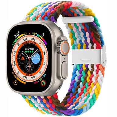 Flettet klokkerem Apple Watch Ultra (49mm) - Pride Edition