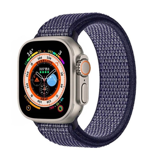 Nylon klokkerem Apple Watch Ultra (49mm) - Midnight blue
