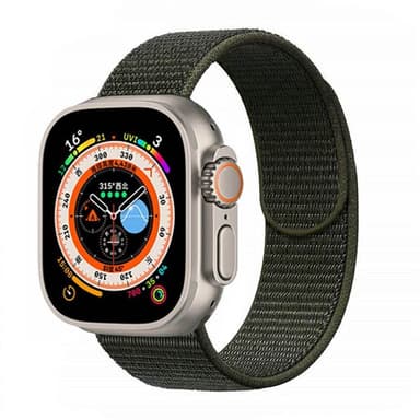 Nylon klokkerem Apple Watch Ultra (49mm) - Military Khaki