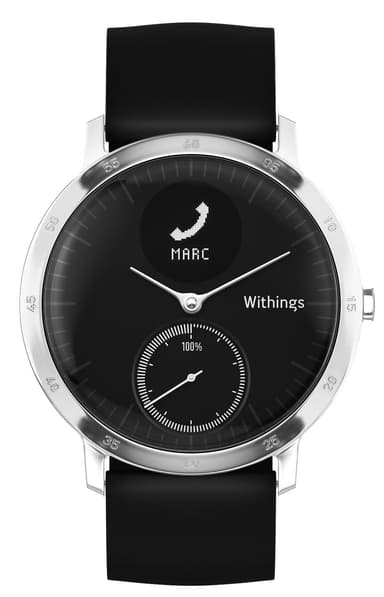 Withings Activite Steel HR treningsklokke (sort)