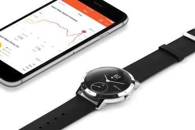 Withings Activite Steel HR treningsklokke (sort)