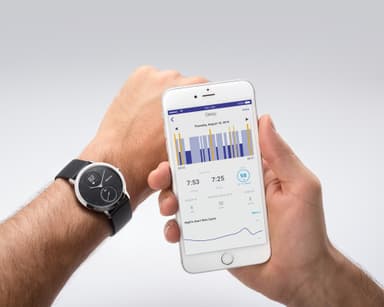 Withings Activite Steel HR treningsklokke (sort)