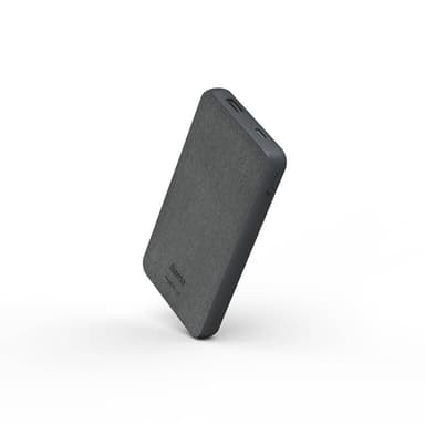 Hama Powerbank Fabric 10 000mAh Grå