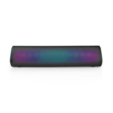 Nedis Bluetooth® Speaker | Maksimal batteritid: 6 timer | Bord design | 18 W | Stereo | Innebygd mikrofon | Linkable | Sort