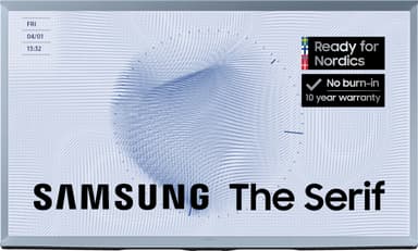 Samsung 65" LS01B The Serif 4K QLED Smart TV (bomullsblå/2023)