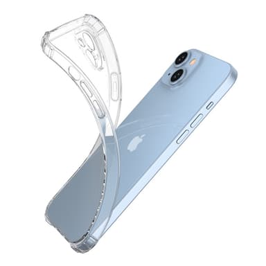 Til iPhone 15 Plus dekselveske TPU-ramme+akryl baktelefonveske