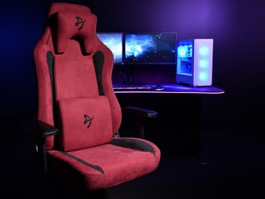 Arozzi Vernazza Supersoft Fabric gamingstol (rød)