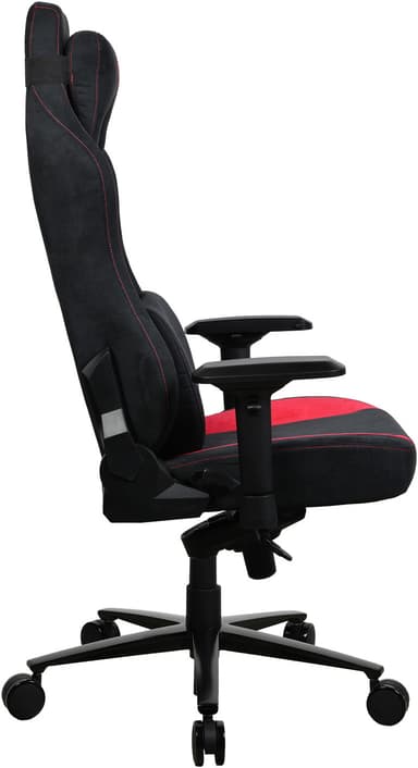 Arozzi Vernazza Supersoft Fabric gamingstol (sort/rød)