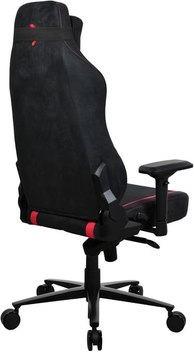 Arozzi Vernazza Supersoft Fabric gamingstol (sort/rød)
