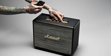 Marshall Woburn høyttaler (sort)