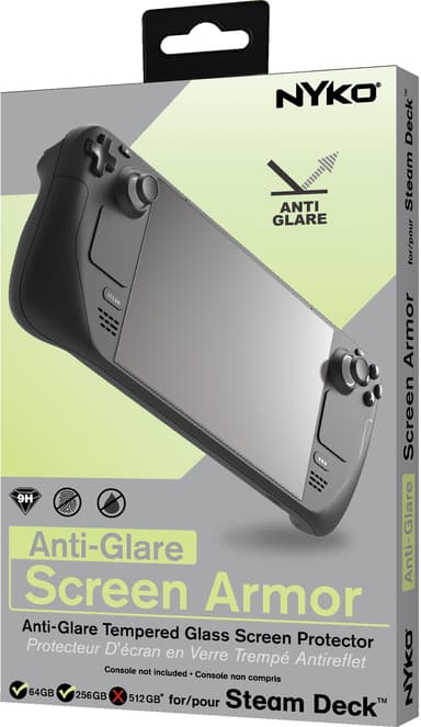Nyko Steam Deck Anti Glare Armor skjermbeskytter