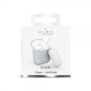 Puro AirPods 1/2 Deksel Icon Lyseblå